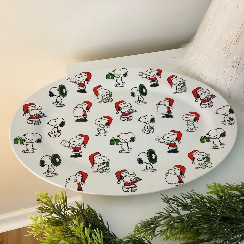 NWT Peanuts Snoopy Serving Plate
